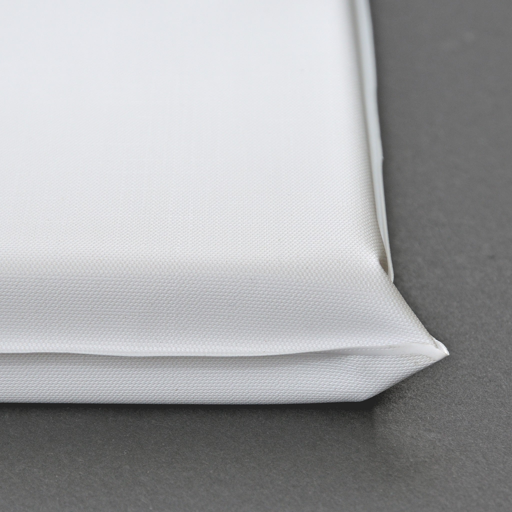 Matelas à langer mousse PVC blanc 69x49 cm - Détail coin