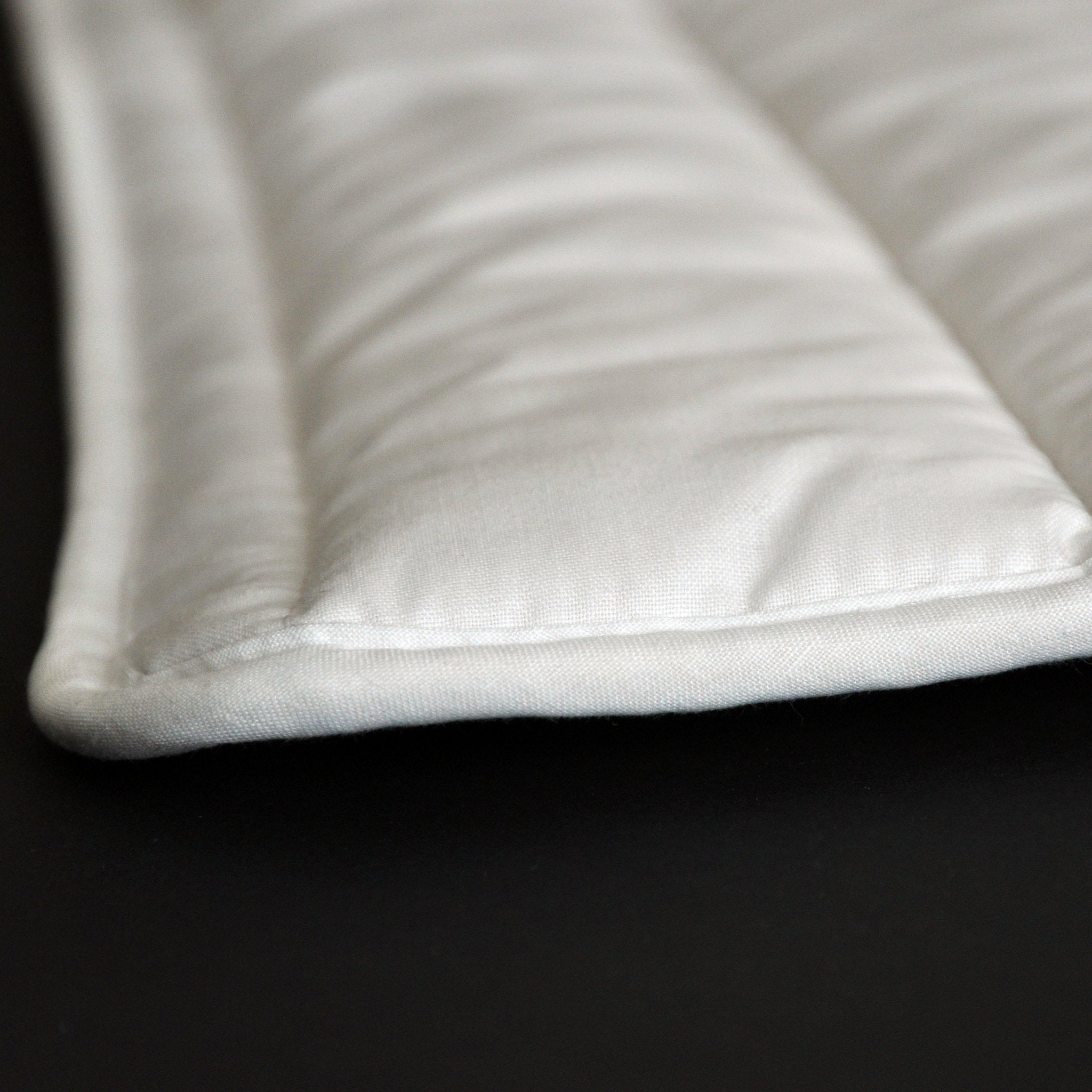 Matelas à langer coton bio pour table à langer murale Fifi - Détail coin