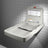 Table à langer murale pour collectivités pliante et rabattable Rubbermaid verticale ouverte